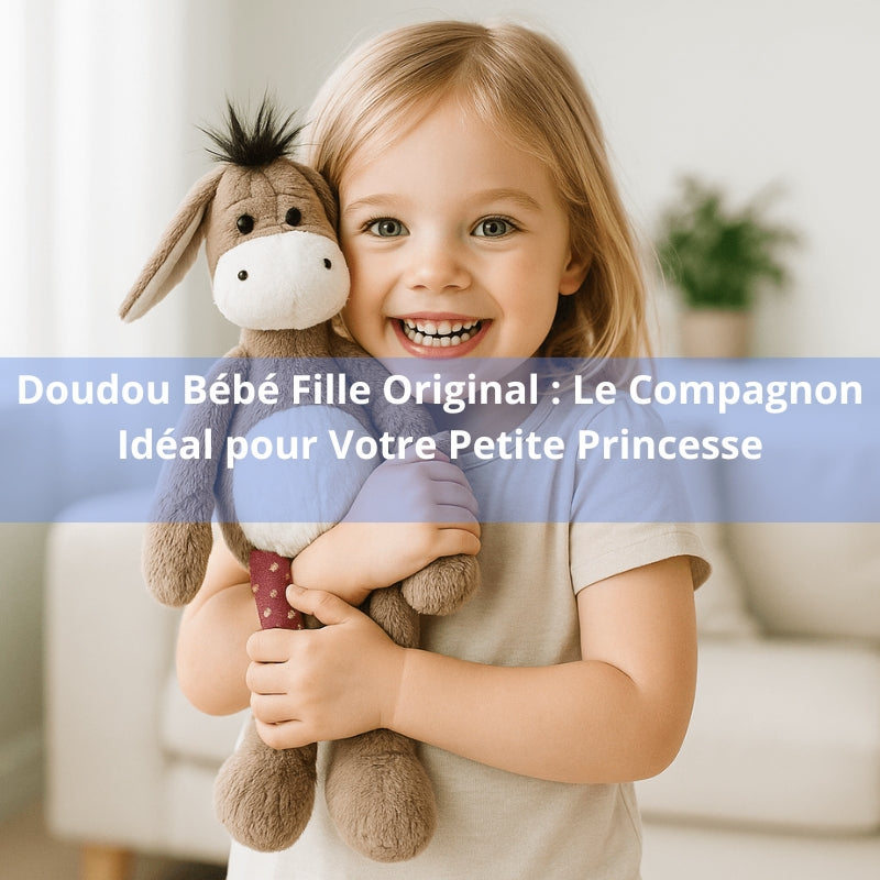 Doudou Bébé Fille Original : Le Compagnon Idéal pour Votre Petite Princesse