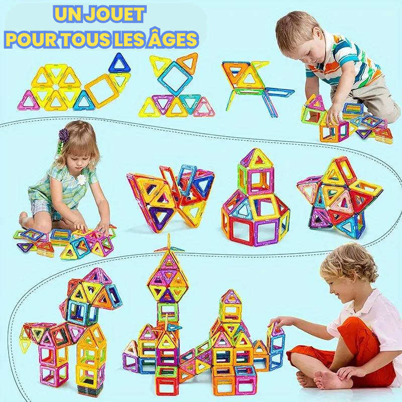 Jeu de construction magnétique age