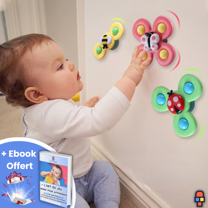 Baby Spinner⹠| Lot de 3 Jouets d'éveil