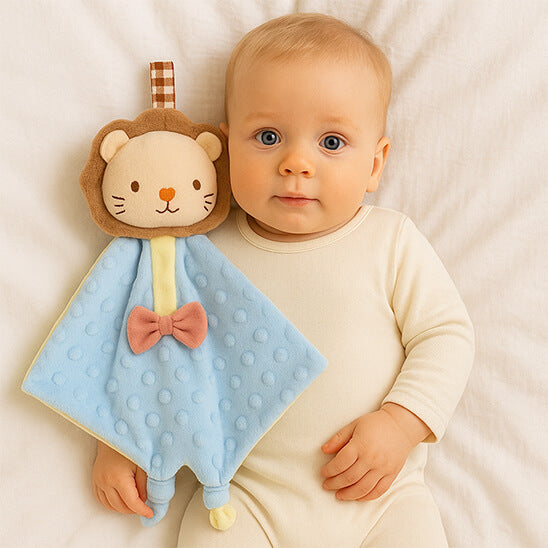 Doudou bébé garçon Léo Lionceau mignon