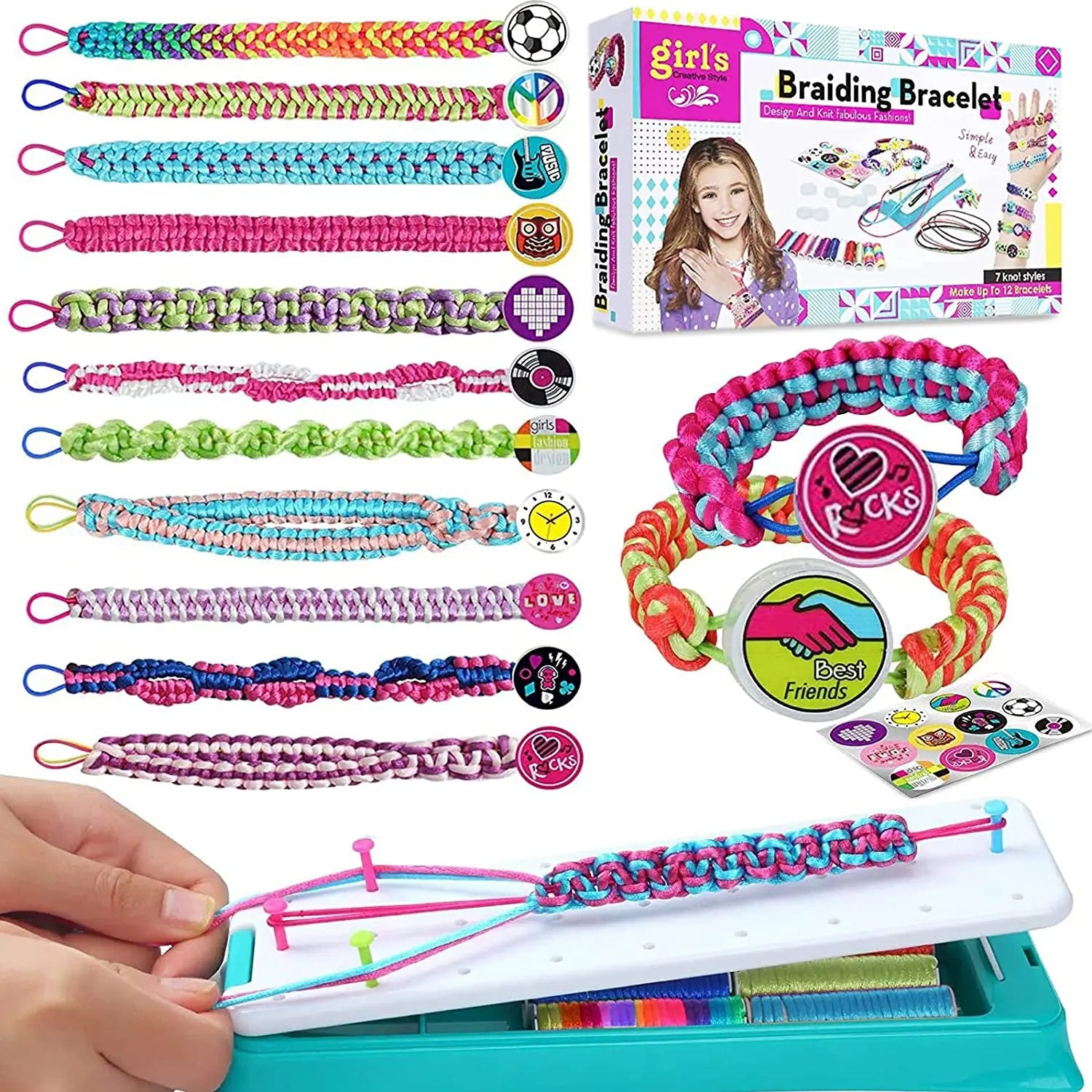 MonPtit'Bracelet™ | Kit de Tressage à la Main