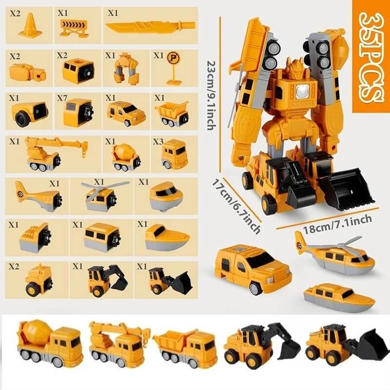 Jeu de construction magnetique Metanor 35pcs
