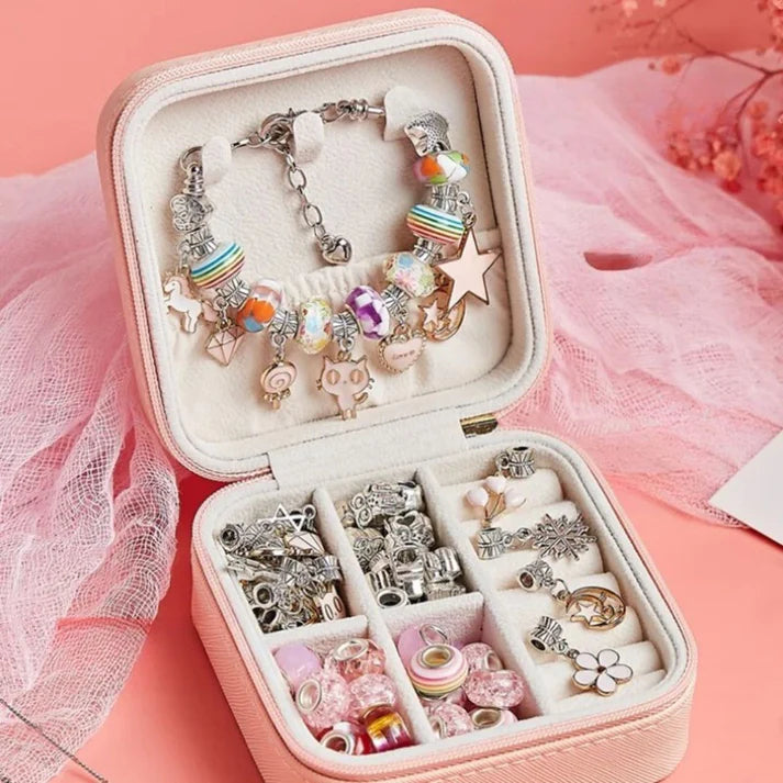 MonPti'Coffret™ | Kit de Création de Bijoux pour Petites Filles