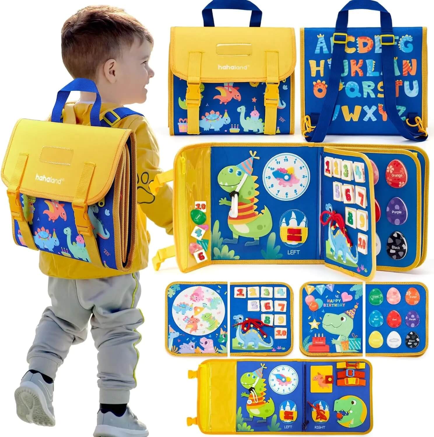 busy board montessori Cartable garcon