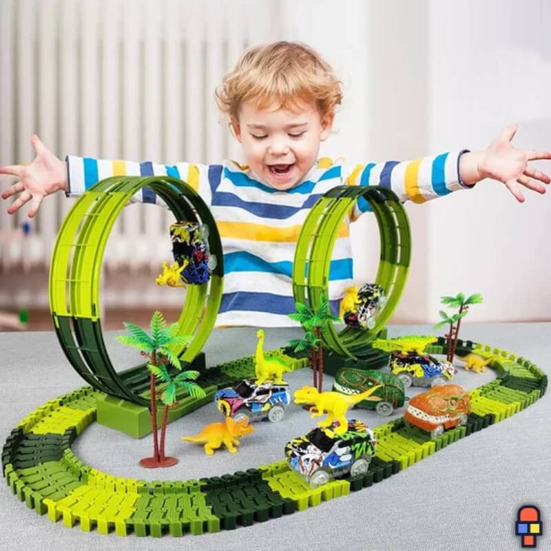 circuit voiture enfant JurassicCars principale