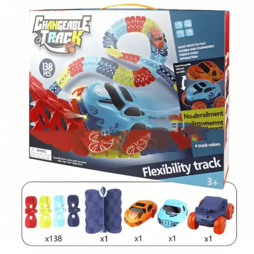 circuit voiture enfant gravityflex 138pcs