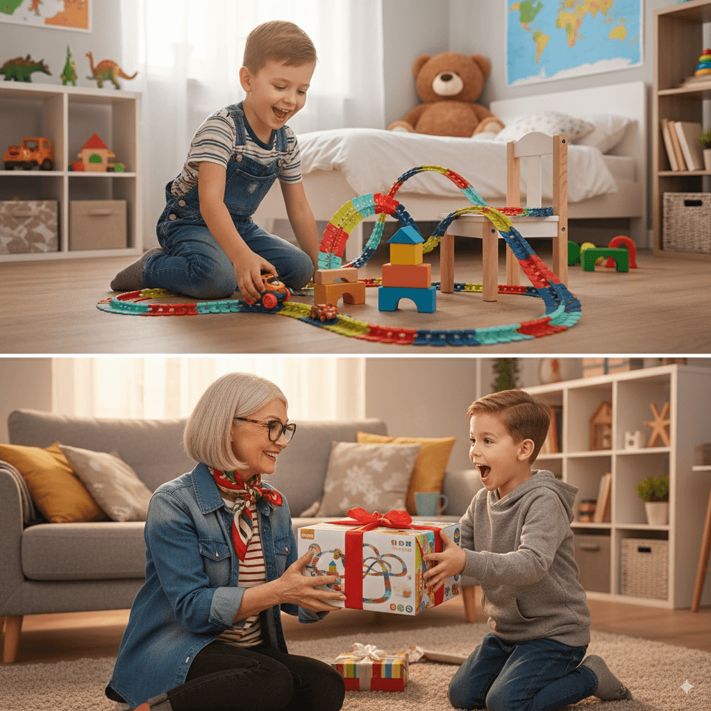 circuit voiture enfant gravityflex cadeau