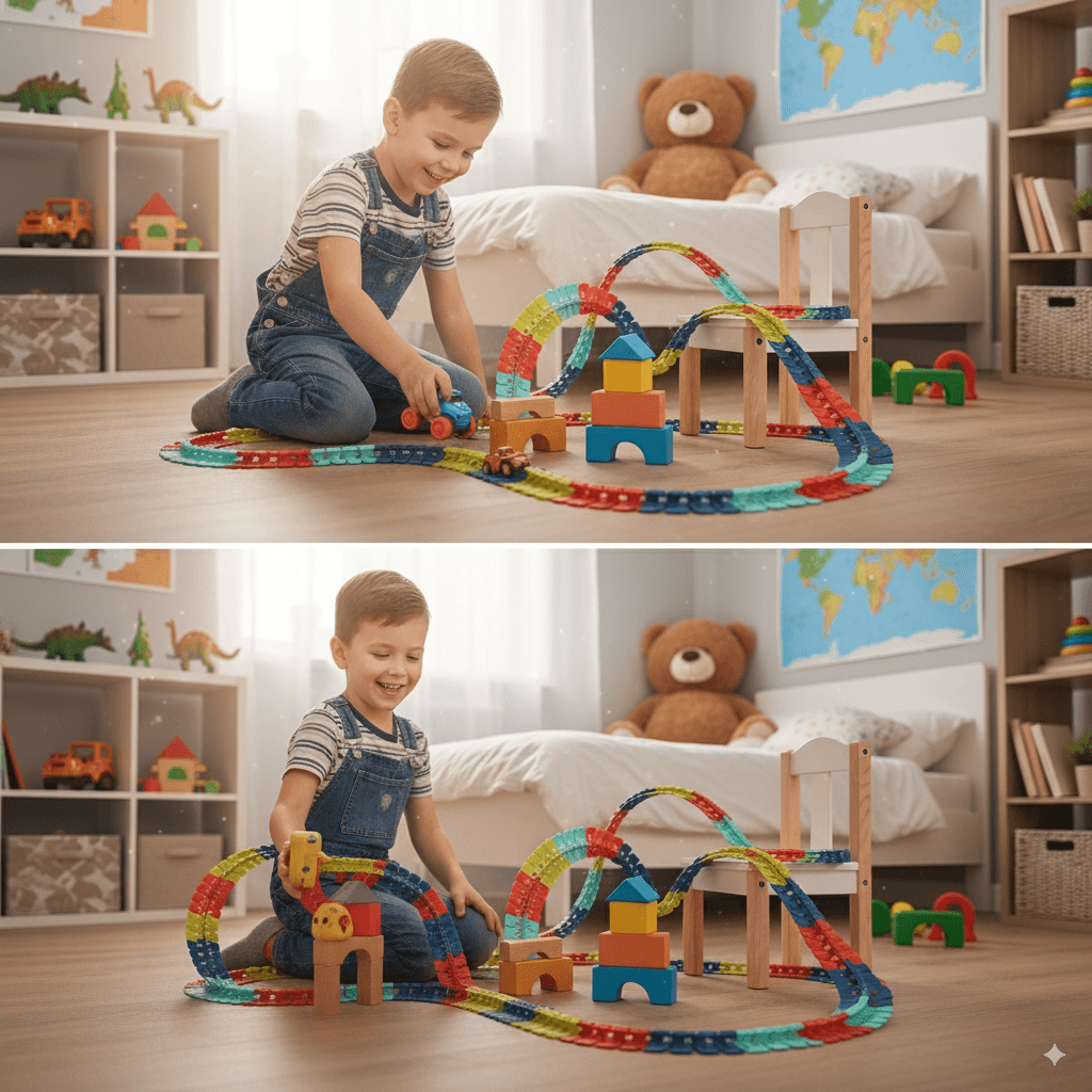 circuit voiture enfant gravityflex qui joue