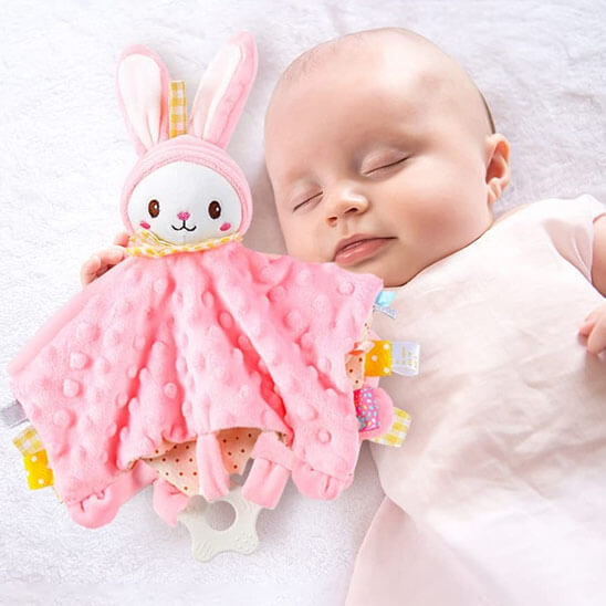 doudou bebe PtitsSonoridoux rose dodo