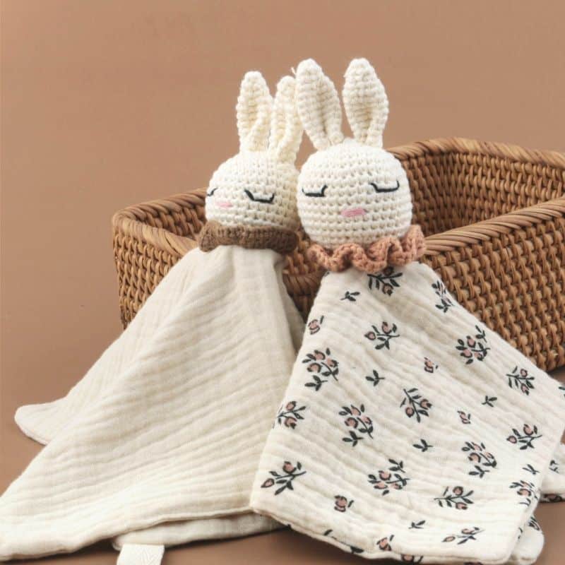 doudou lapin crochinou double