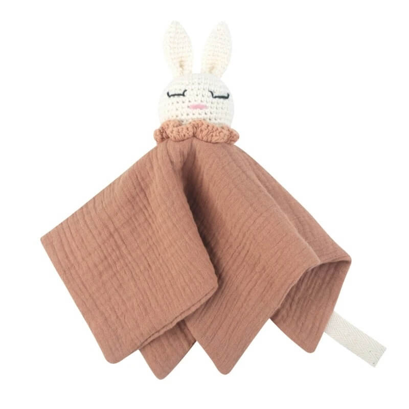 doudou lapin crochinou rose foncé