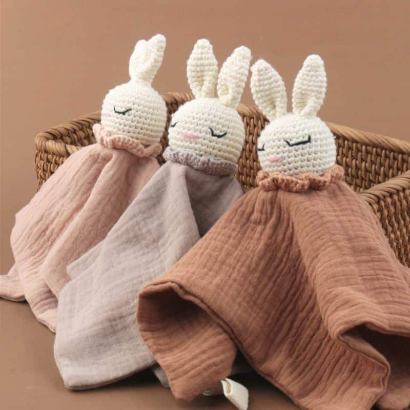 doudou lapin crochinou trio