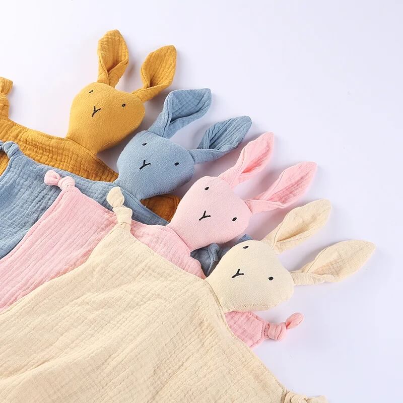 doudou lapin couleur variée
