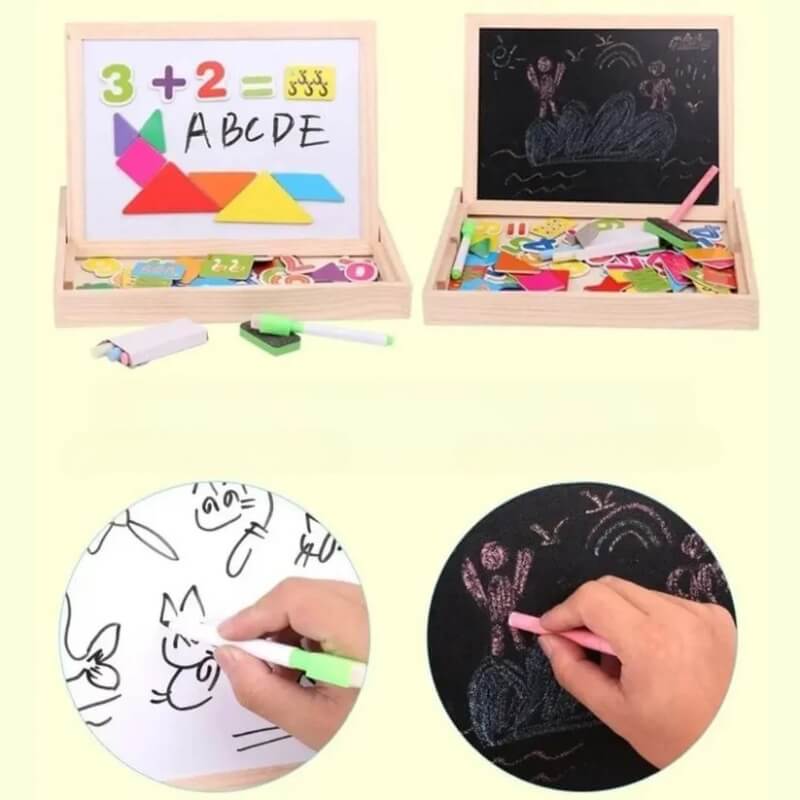 jeu construction magnétique ardoise magique principale double