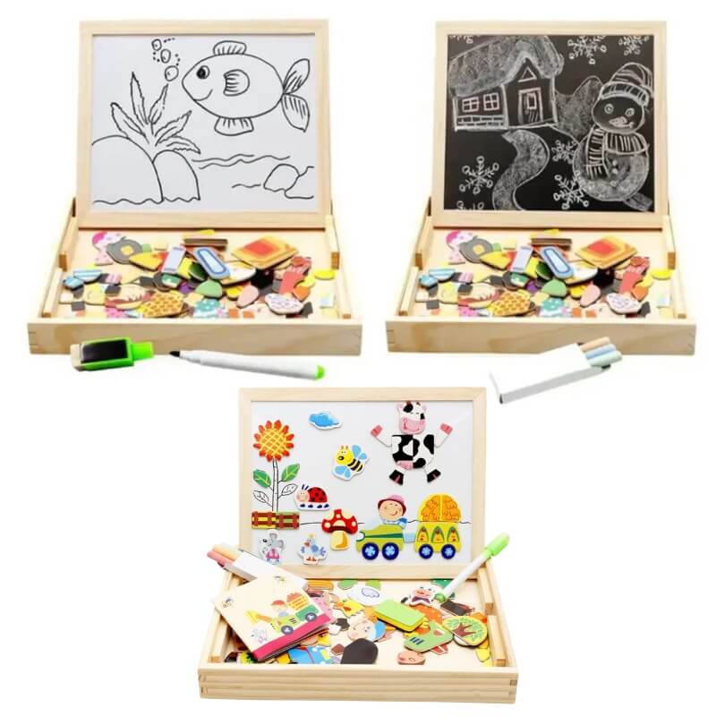 jeu construction magnétique ardoise magique principale trio