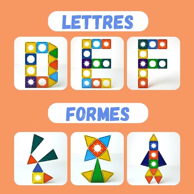 jeu construction magnétique bille forme
