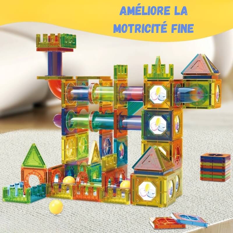 jeu construction magnétique bille motricite