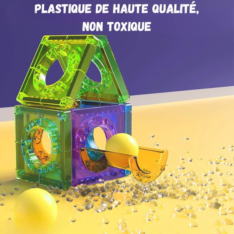 jeu construction magnétique bille sûr