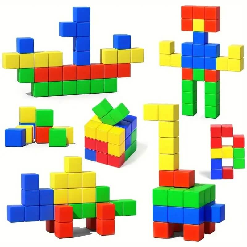 Jeu construction magnétique Cubique divers
