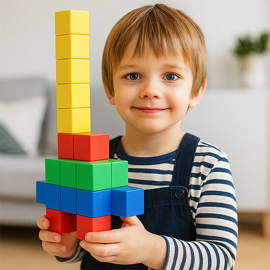 Jeu construction magnétique Cubique garcon