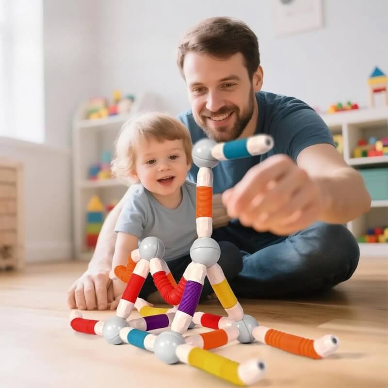 Jeu construction magnétique FlexiBlocs papa