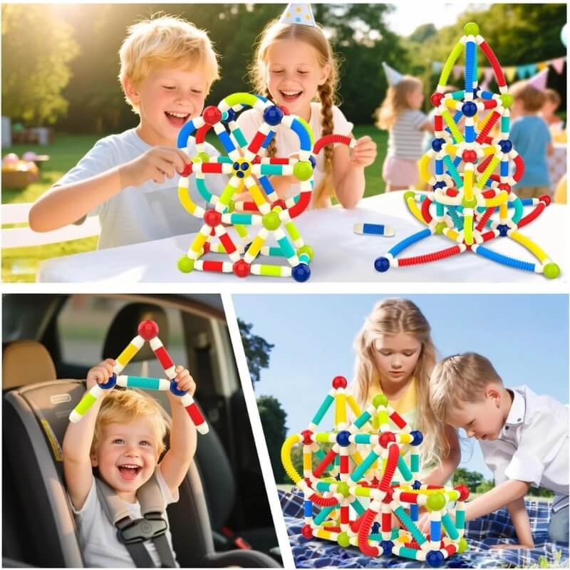 Jeu construction magnétique FlexiBlocs partout