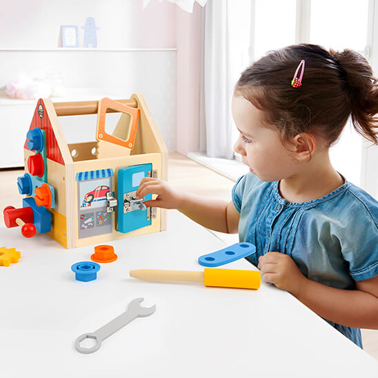 jeu de construction en bois boulons fille