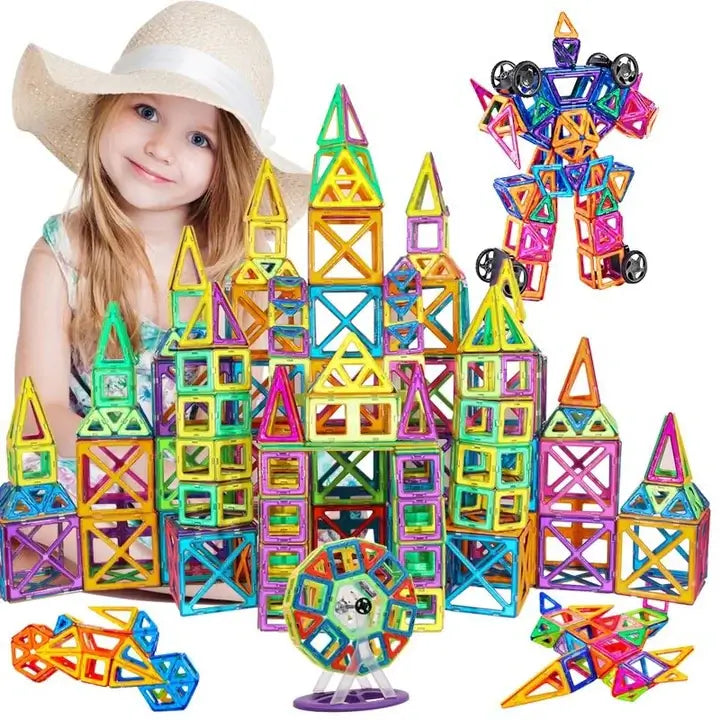 Jeu de construction magnétique fille