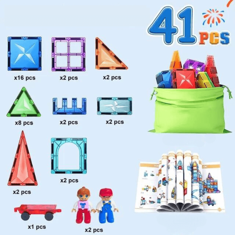 Jeu de construction magnétique 41 pcs