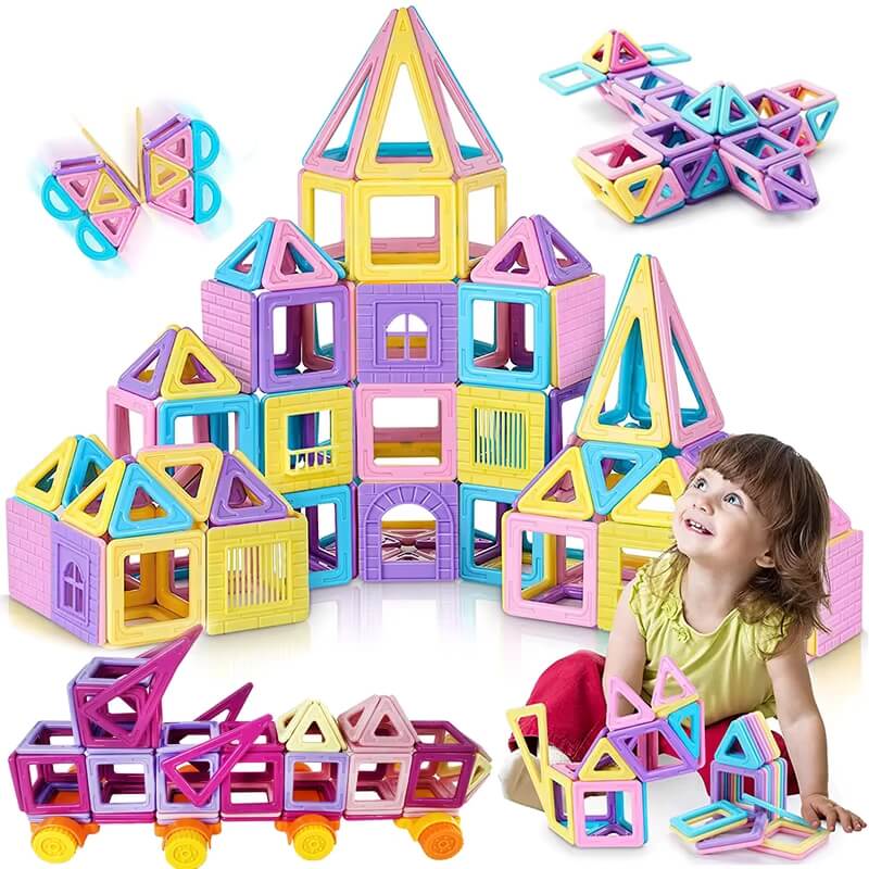 Jeux de construction magnétique MagnetiDouceur bebe