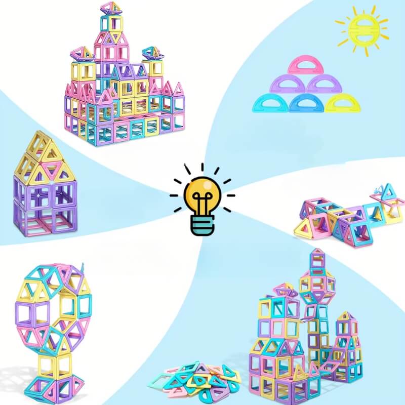 Jeux de construction magnétique MagnetiDouceur idee