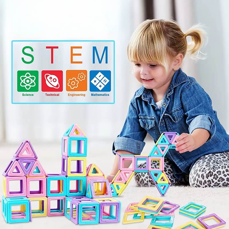 Jeux de construction magnétique MagnetiDouceur stem