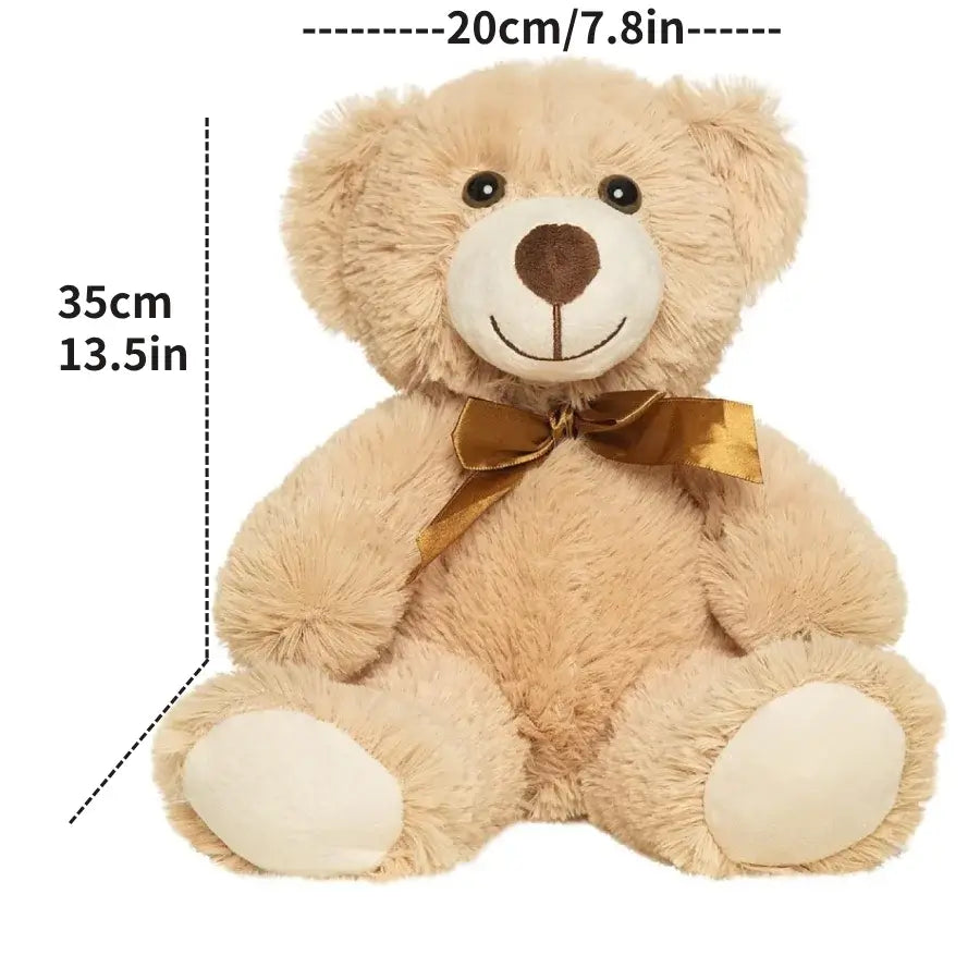 ours en peluche avec nœud taille
