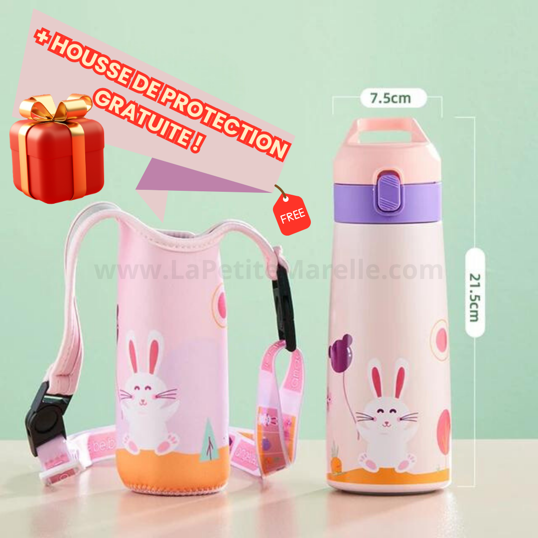Gourdix™ | Gourde Isotherme en acier inoxydable pour enfants
