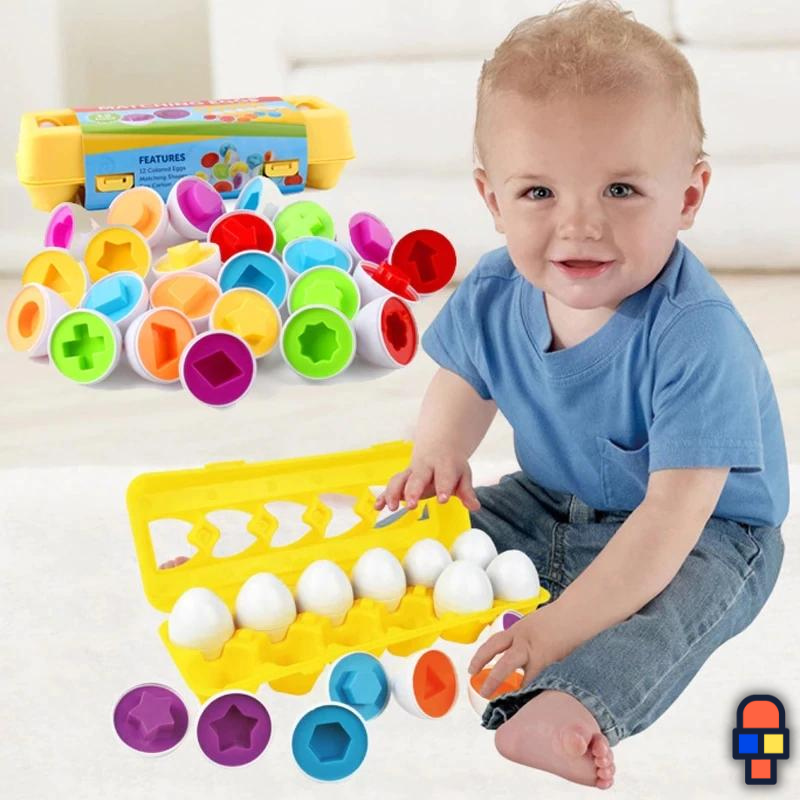 Smart Eggs™ |  Reconnaissance des couleurs et des formes