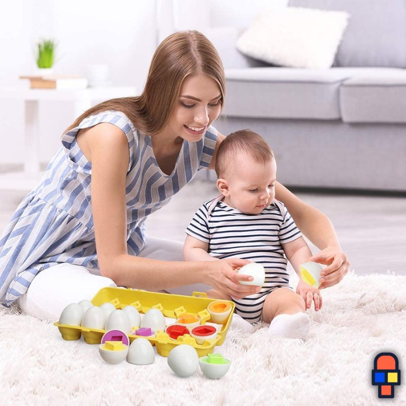 Smart Eggs™ |  Reconnaissance des couleurs et des formes