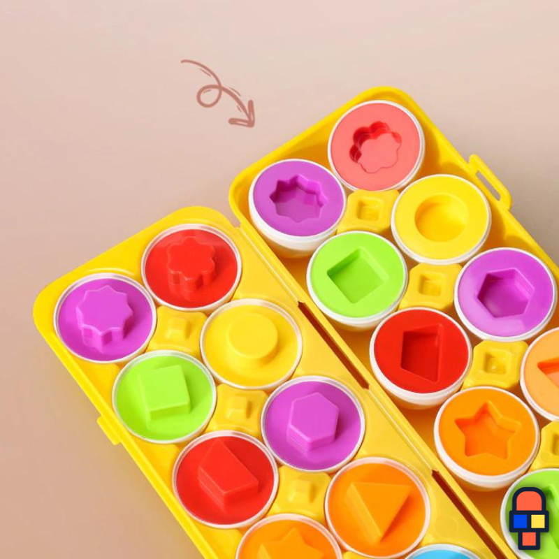 Smart Eggs™ |  Reconnaissance des couleurs et des formes