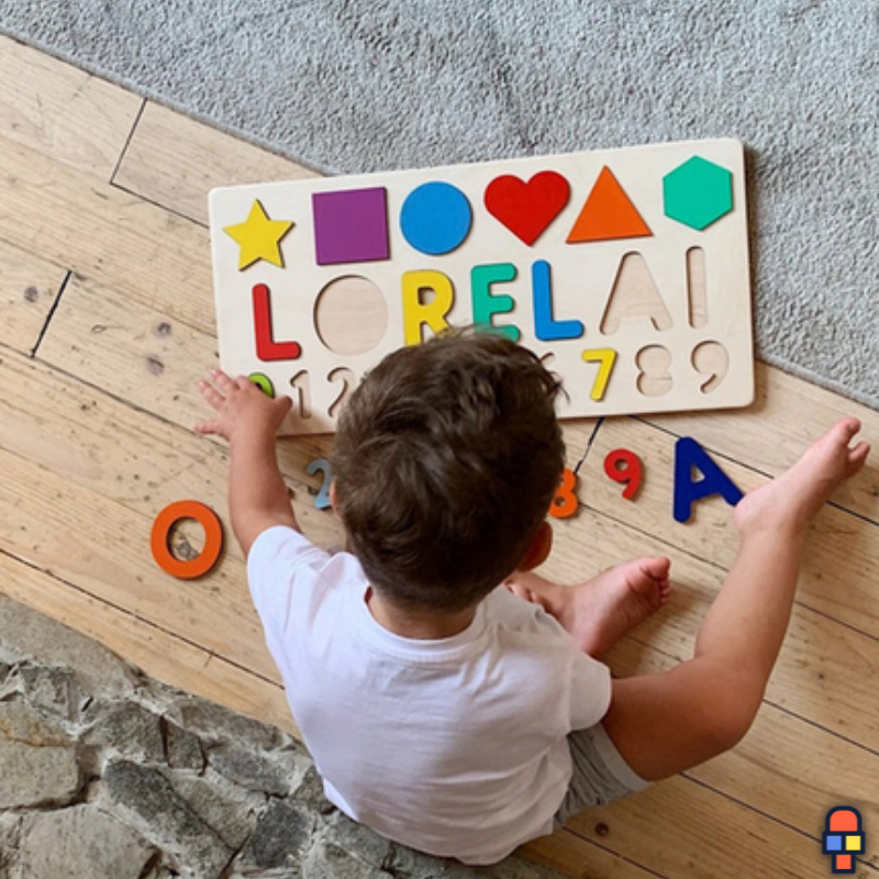 Puzzle personnalise prenom BabyPuzzle lore