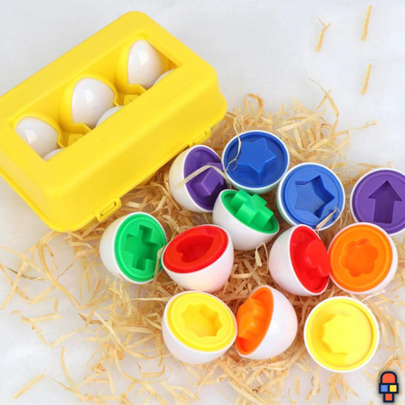 Smart Eggs™ |  Reconnaissance des couleurs et des formes