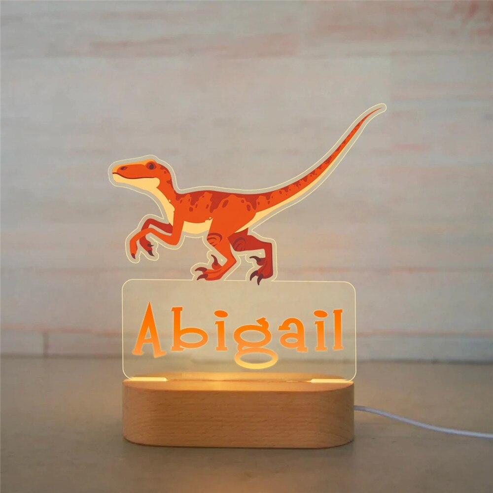 Veilleuse personnalisé | DinoLight