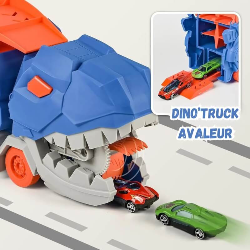 circuit voiture enfant dinotruck avaleur avaleur