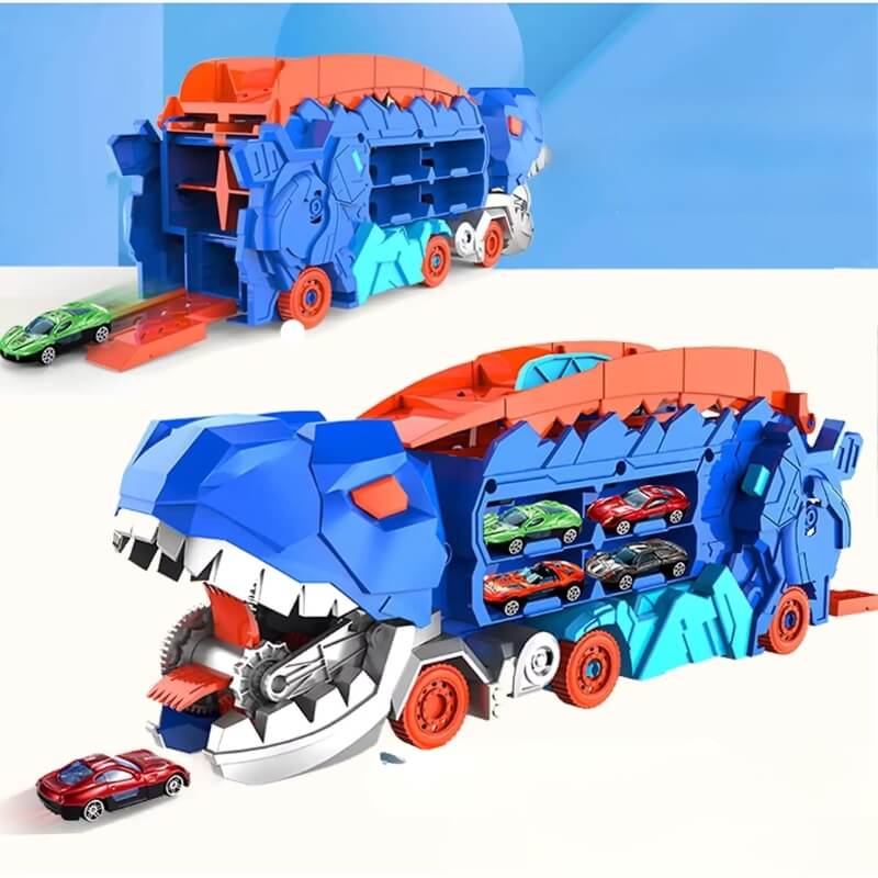 circuit voiture enfant dinotruck avaleur face