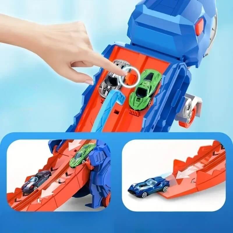 circuit voiture enfant dinotruck avaleur piste