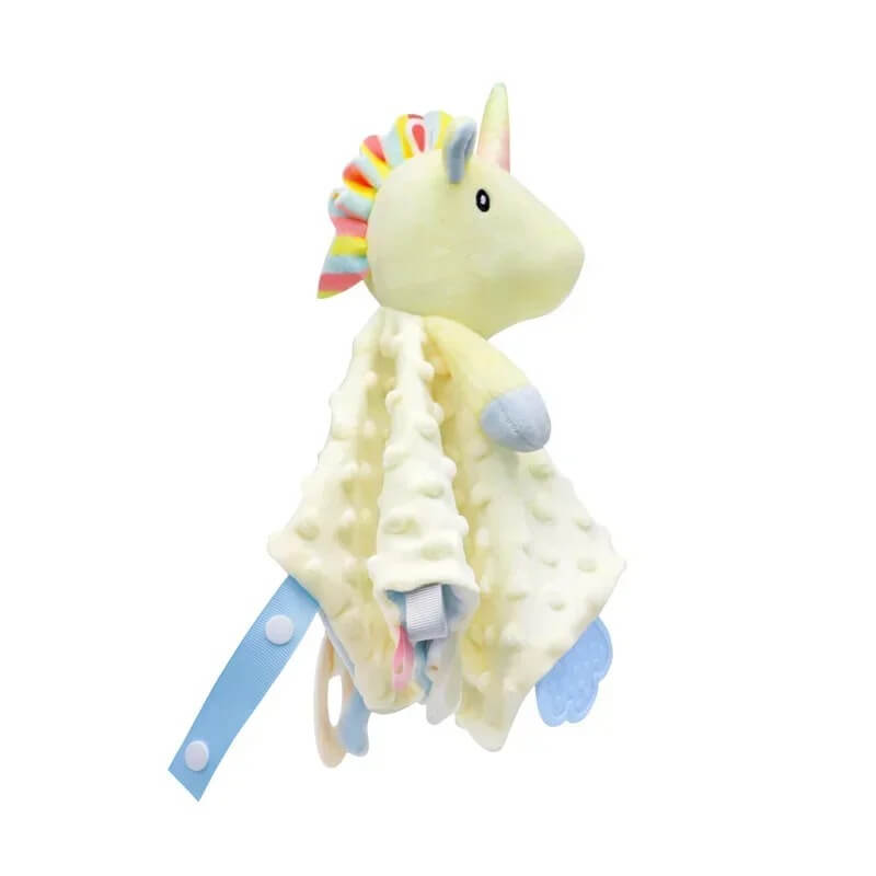 Doudou personnalisé et Multi-sensoriel variant licorne