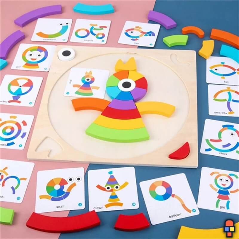 Jeu de construction en bois Arcobois principale