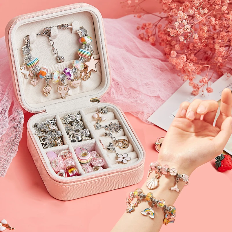 MonPti'Coffret™ | Kit de Création de Bijoux pour Petites Filles