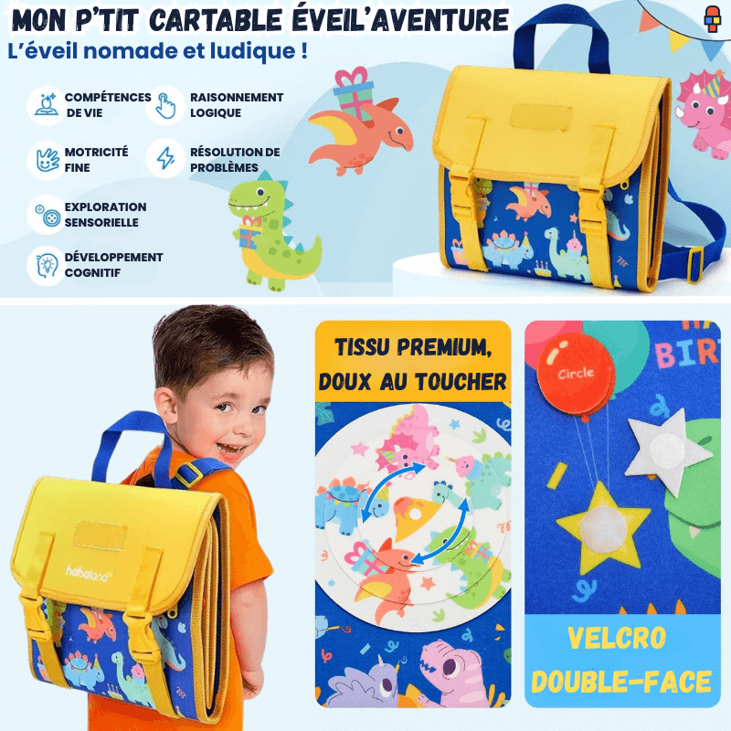 busy board montessori Cartable principale 1