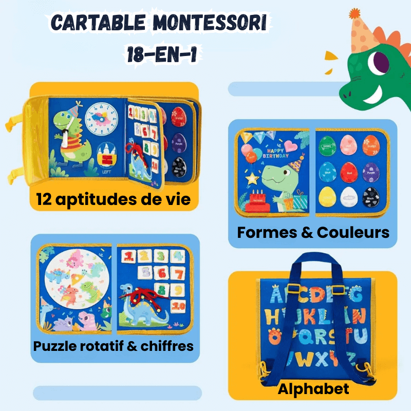 busy board montessori Cartable 18 en 11
