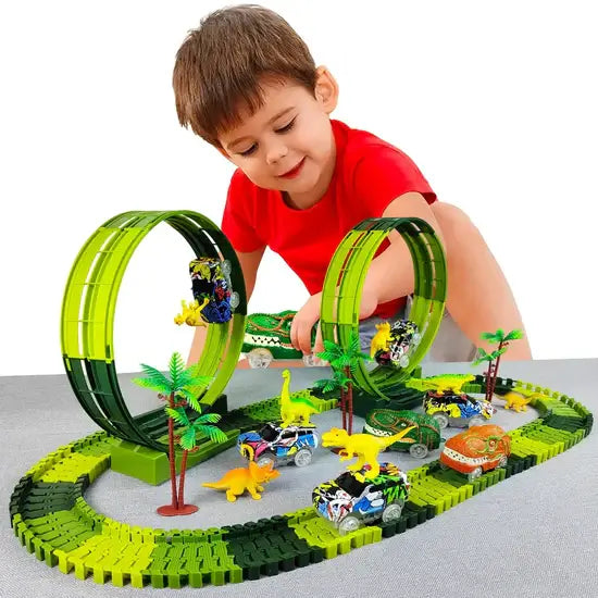 circuit voiture enfant JurassicCars enfant