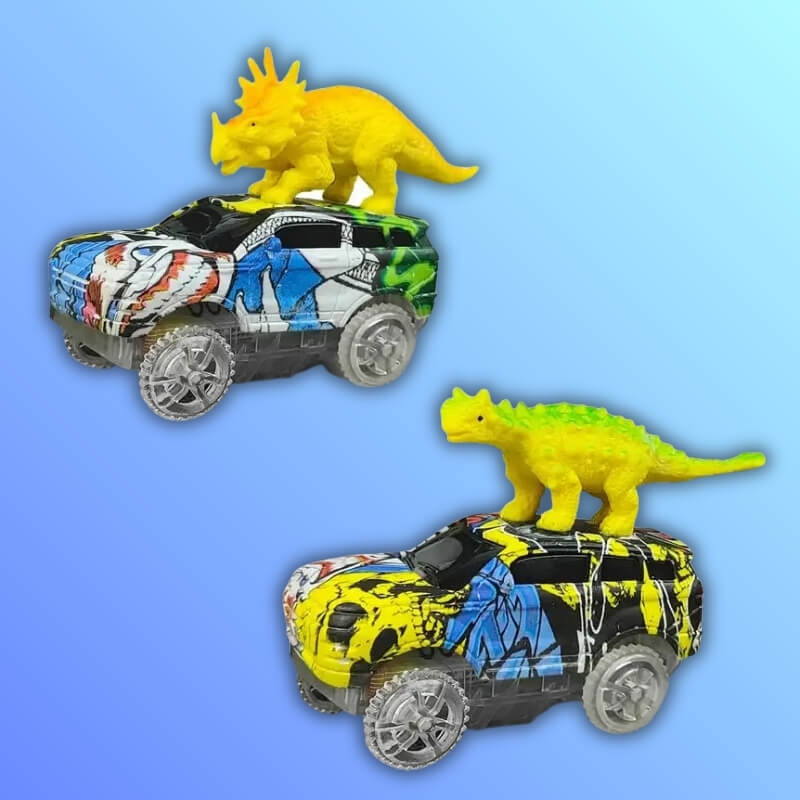 MOOKLIN ROAM 153 Pièces Circuit Dinosaure Voiture Jouet, Flexible MOOKLIN ROAM 153 Pièces Circuit Dinosaure Voiture Jouet, Flexible